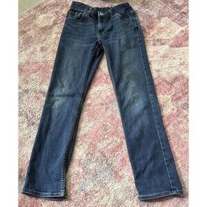Levi's 511 Straight Denim Jeans Blue Adjustable Waist Boys 12 REG W26 L27